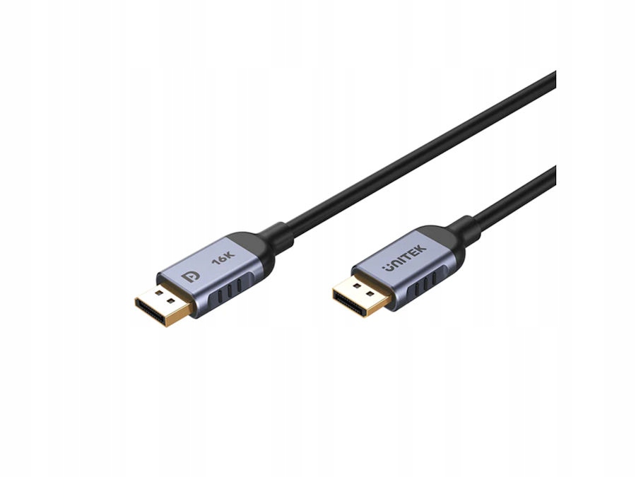Kabel DisplayPort 2.1 8K@120Hz 1m Unitek C1626GY01-1M