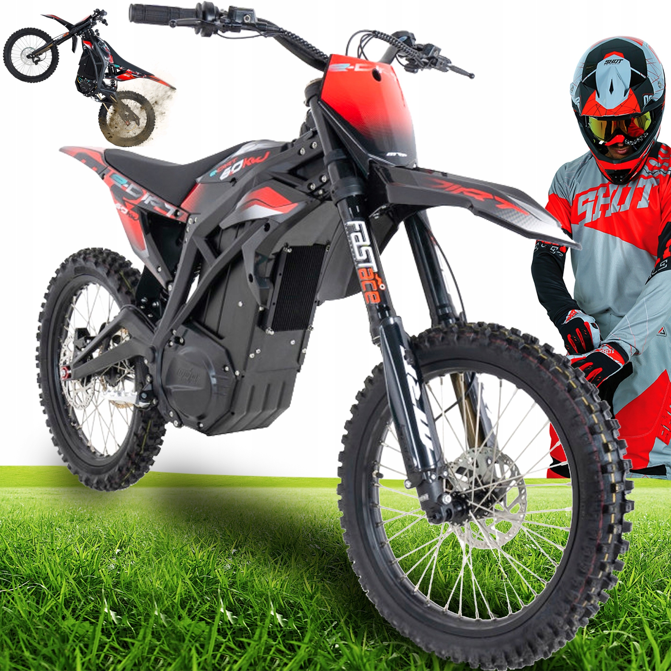 Motocykl Mrf eDIRT 6.0 Elektryczny 260Nm Reg. Zawieszenie 6000W 75KM/H