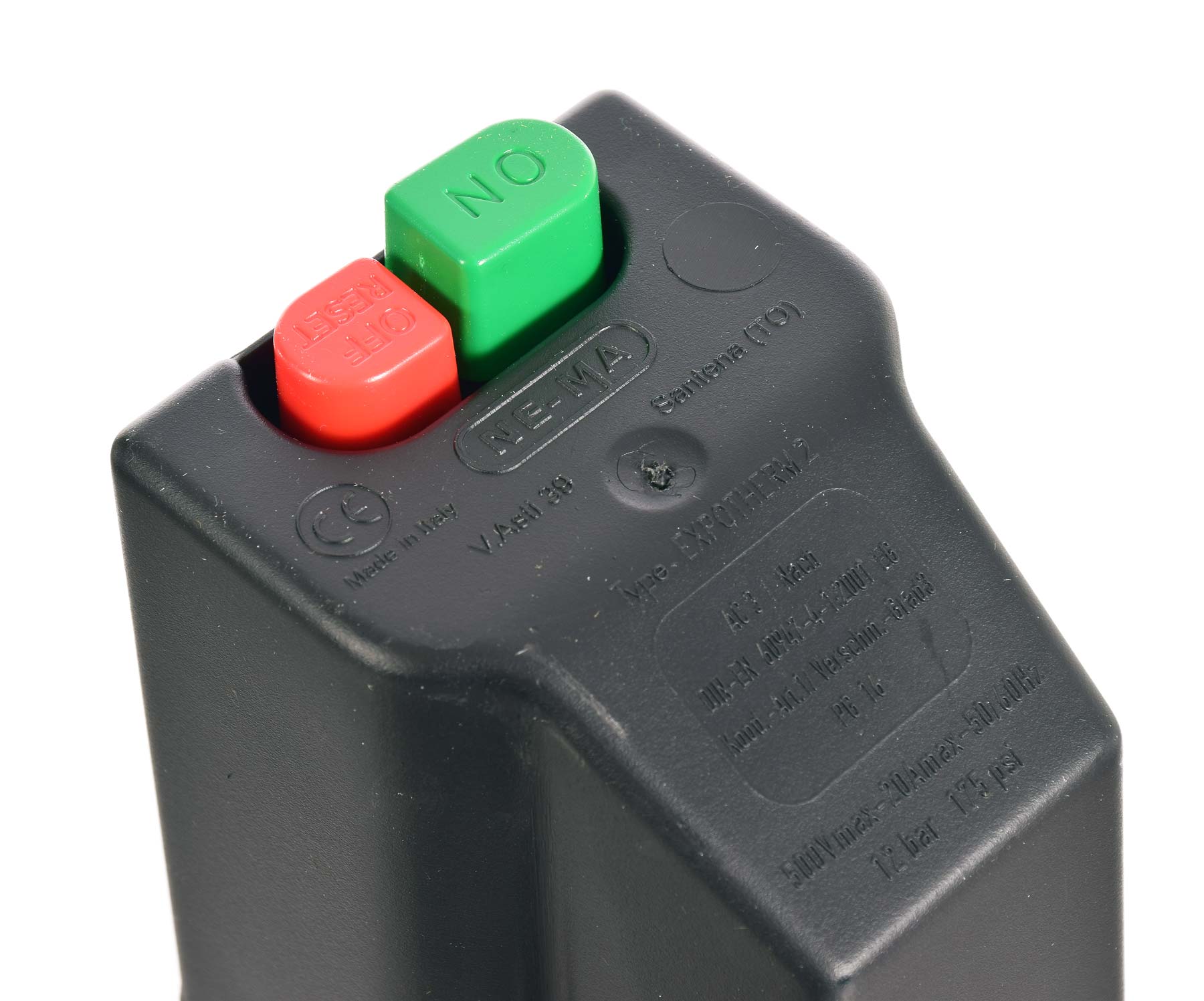 Wyłącznik ciśnieniowy presostat NE-MA 400V 6,3-10A Waga produktu z opakowaniem jednostkowym 0.5 kg