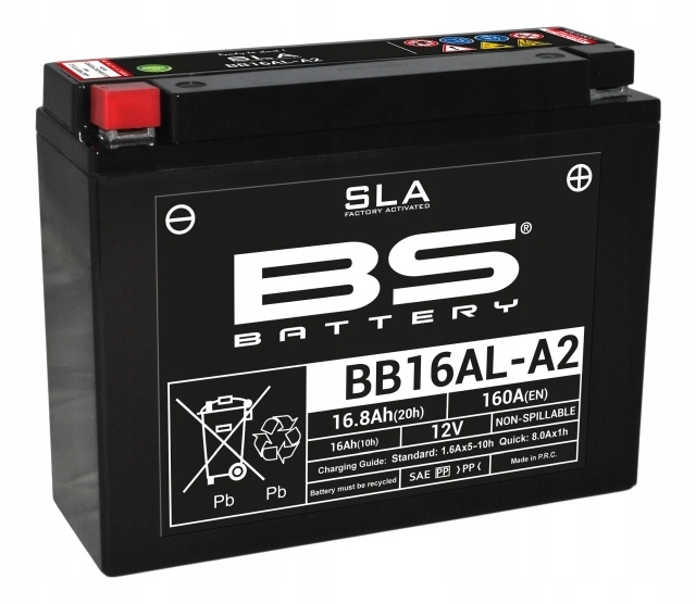 Bs Batéria BB16AL-A2 (fa) (YB16ALA2) 12V 16AH 205X71X164 Bezobs Lužný