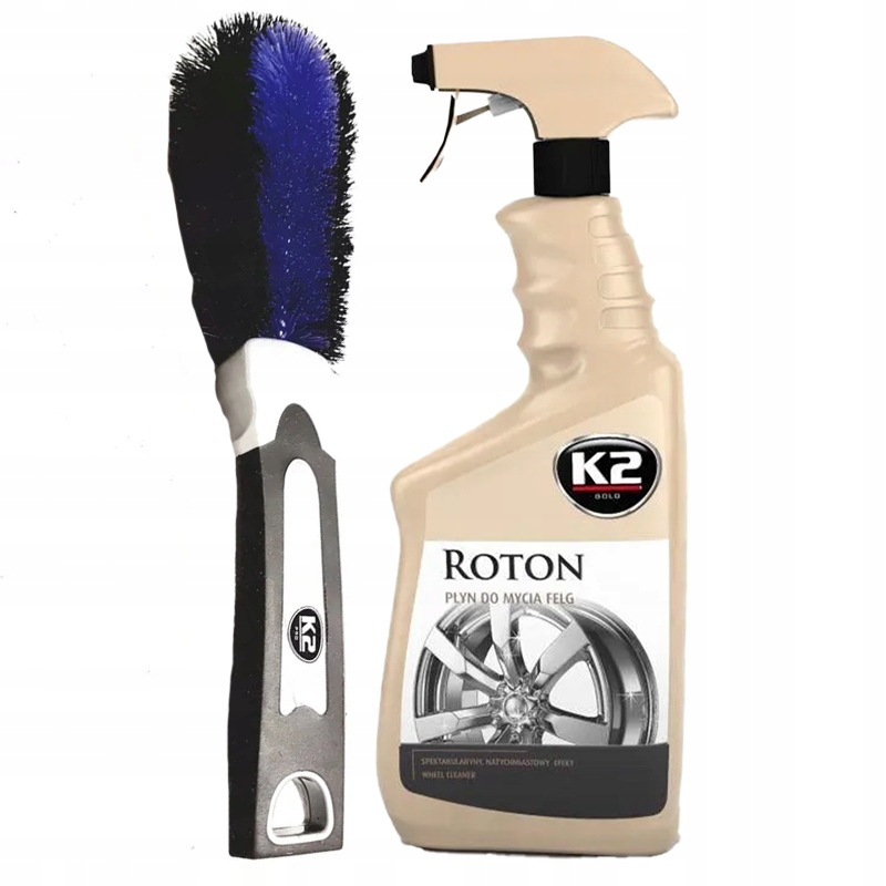 K2 Spiralna szczotka do mycia felg i kołpaków Płyn do Mycia Felg Roton 70