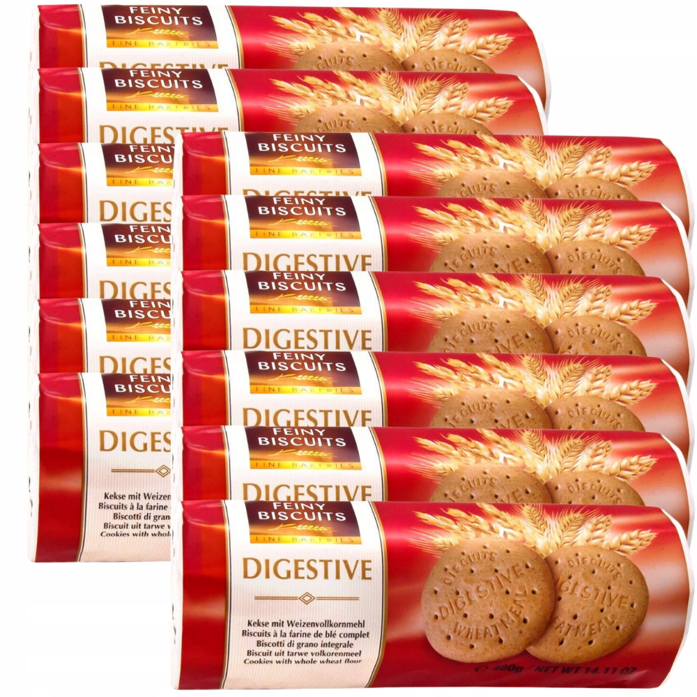Levně Jemné sušenky Digestive 12x400 g