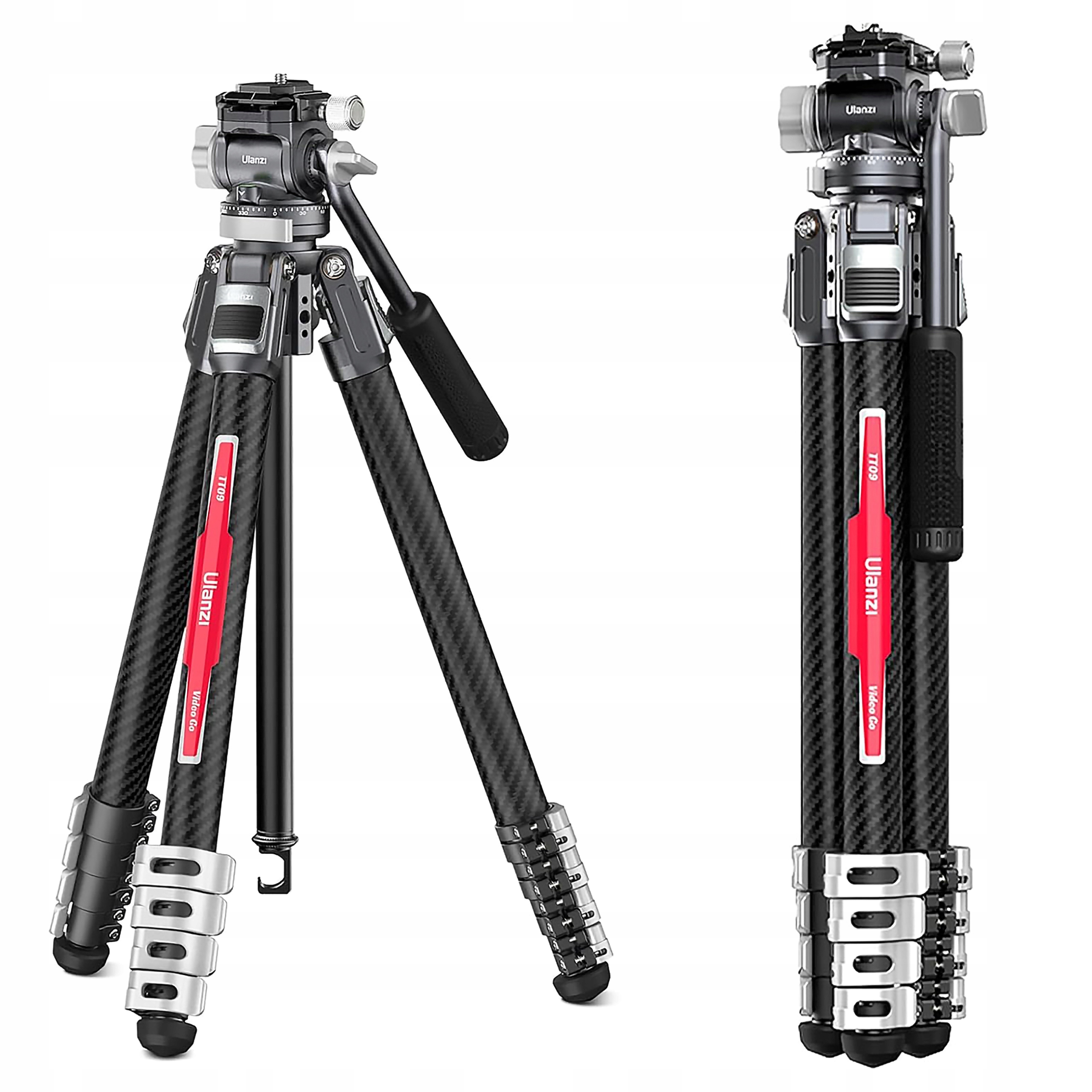 Karbonový fotografický stativ pro zrcadlovku Sony Canon Nikon Fuji Taška