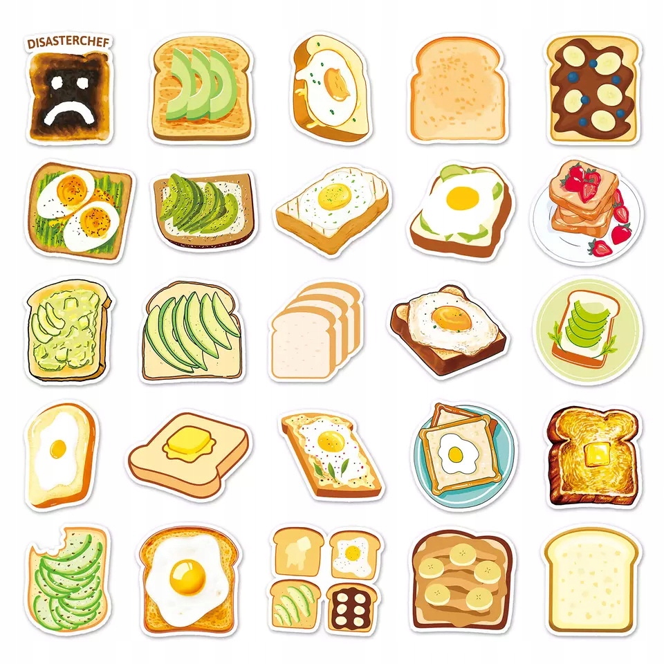 WLEPKI KANAPKI MIX NAKLEJKI STICKERBOMB 50 szt Marka Inna