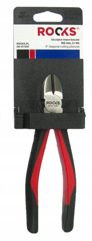 Szczypce tnące boczne 160 mm, Cr-Mo