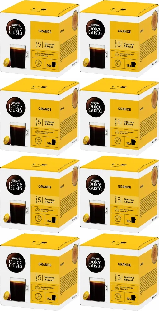 Kapsułki Nescafe Dolce Gusto Grande Kawa 30 szt x8