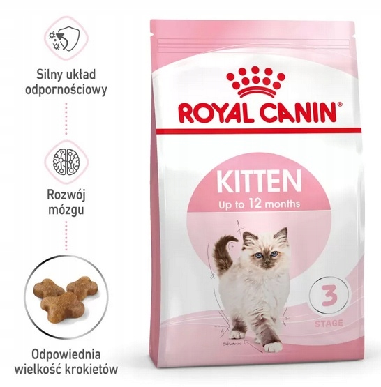 Royal Canin Kitten krmivo pro koťata od 4 do 12 měsíců 2 kg
