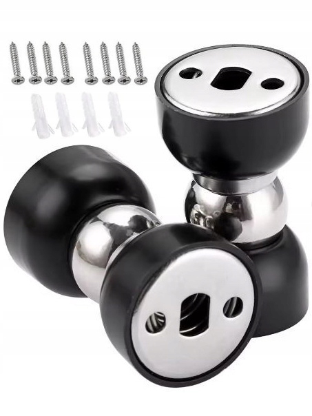 ODBOJNIK MAGNETYCZNY DO DRZWI ODBÓJ STOPER BLOKADA OGRANICZNIK CZARNY MOCNY