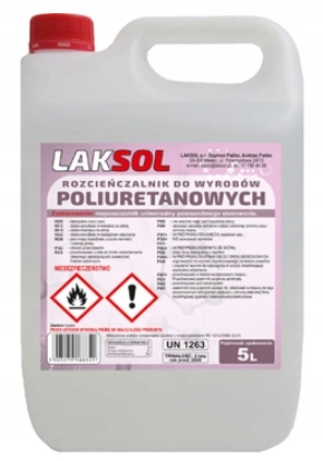 ROZCIEŃCZALNIK ROZPUSZCZALNIK POLIURETANOWY 5L