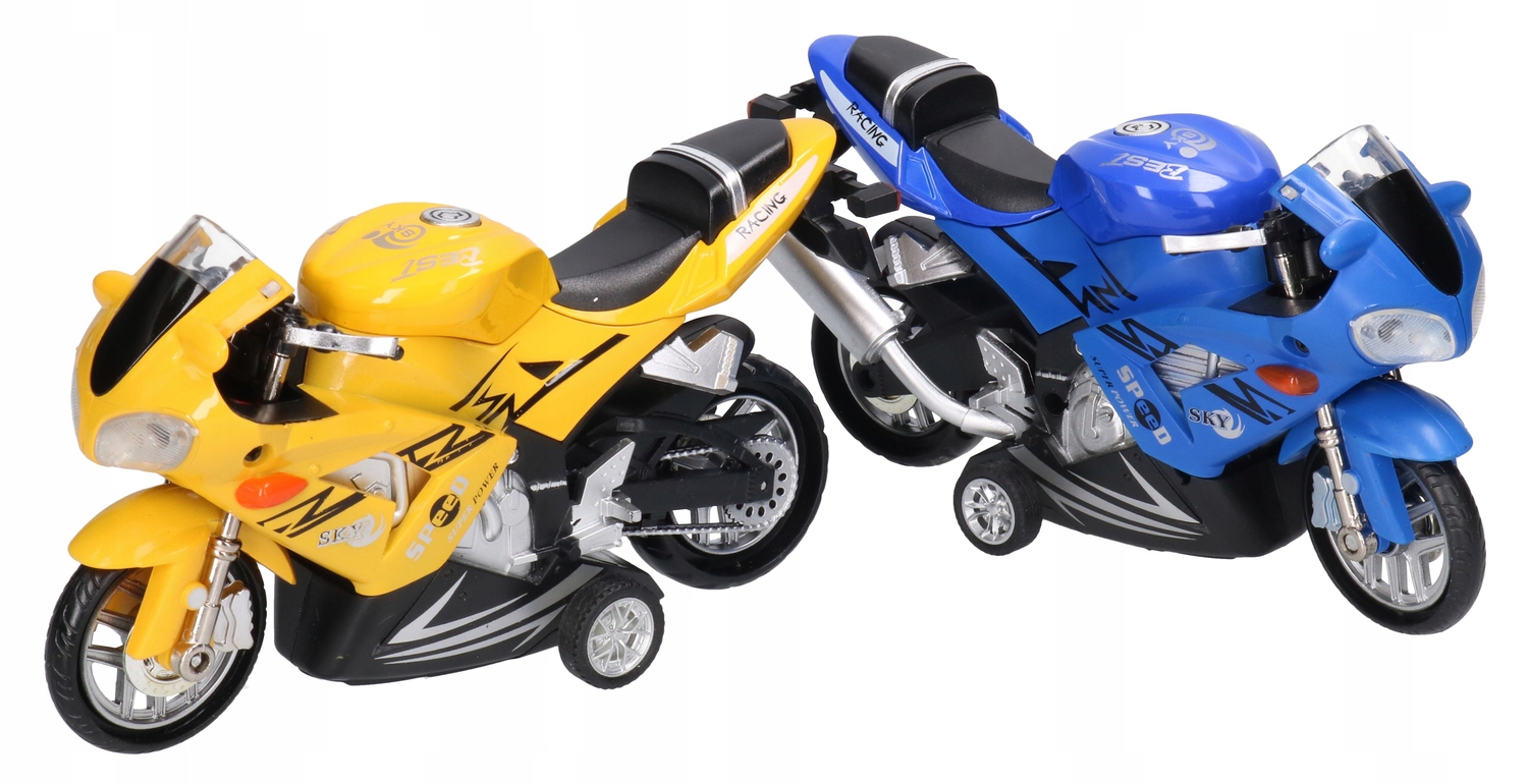 Motocykl z dźwiękiem i światłami, metal, display 7662 Rodzaj pojazdu Motory