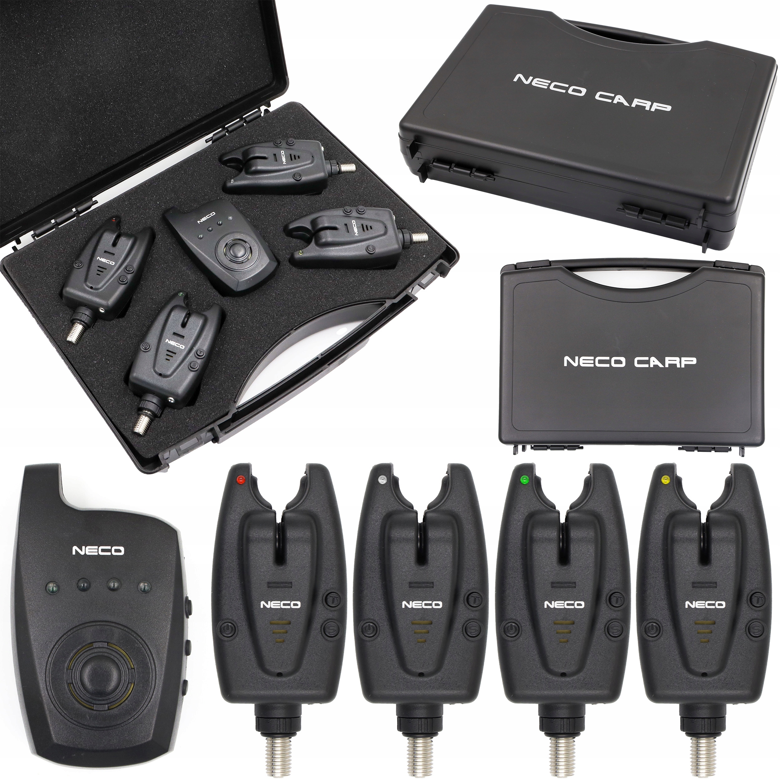 Sada Signalizátorů Záběru S Centrálou Neco 4+1 Dx-pro 104