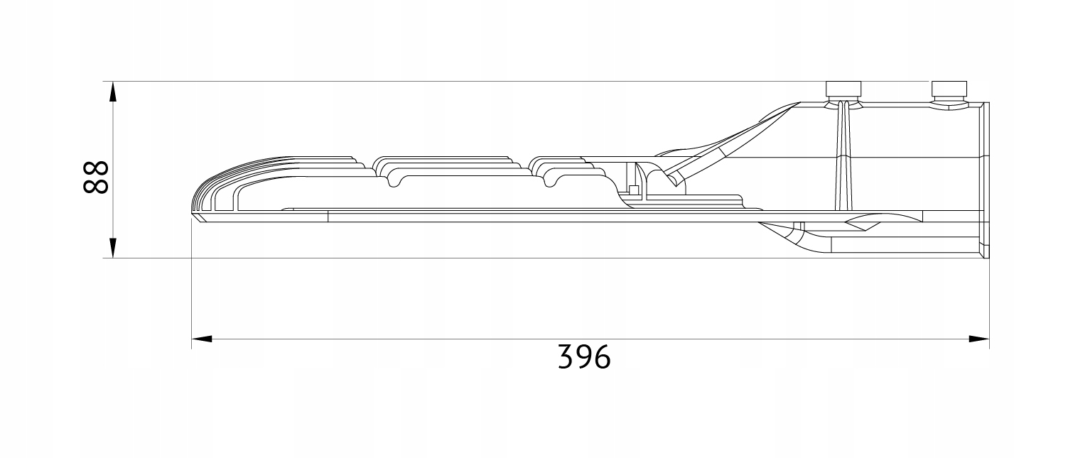Lampa uliczna LED neutralna 50W na słup Ø60mm 110° 4000K IP68 Marka Tayama