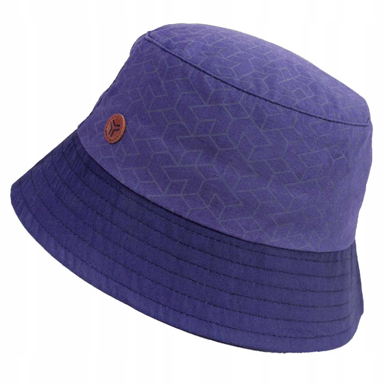 Granatowy KAPELUSZ bawełniany czapka letnia BUCKET HAT r. 52-54