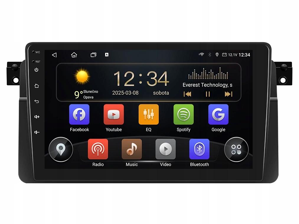 Isudar 2DIN autorádio T72-IEV84 Android, Bmw E46