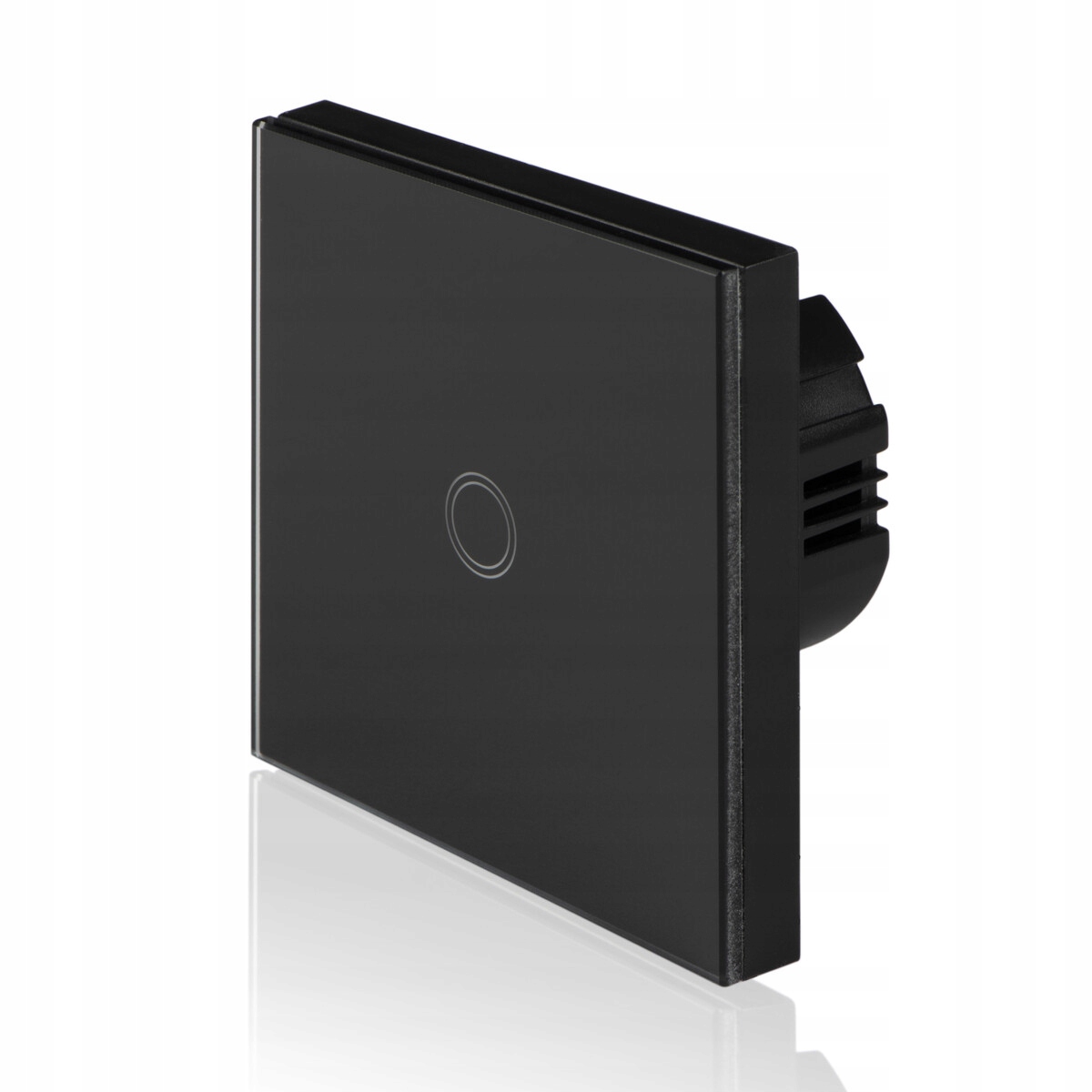 

Włącznik pojedynczy szklany dotykowy Touch czarny