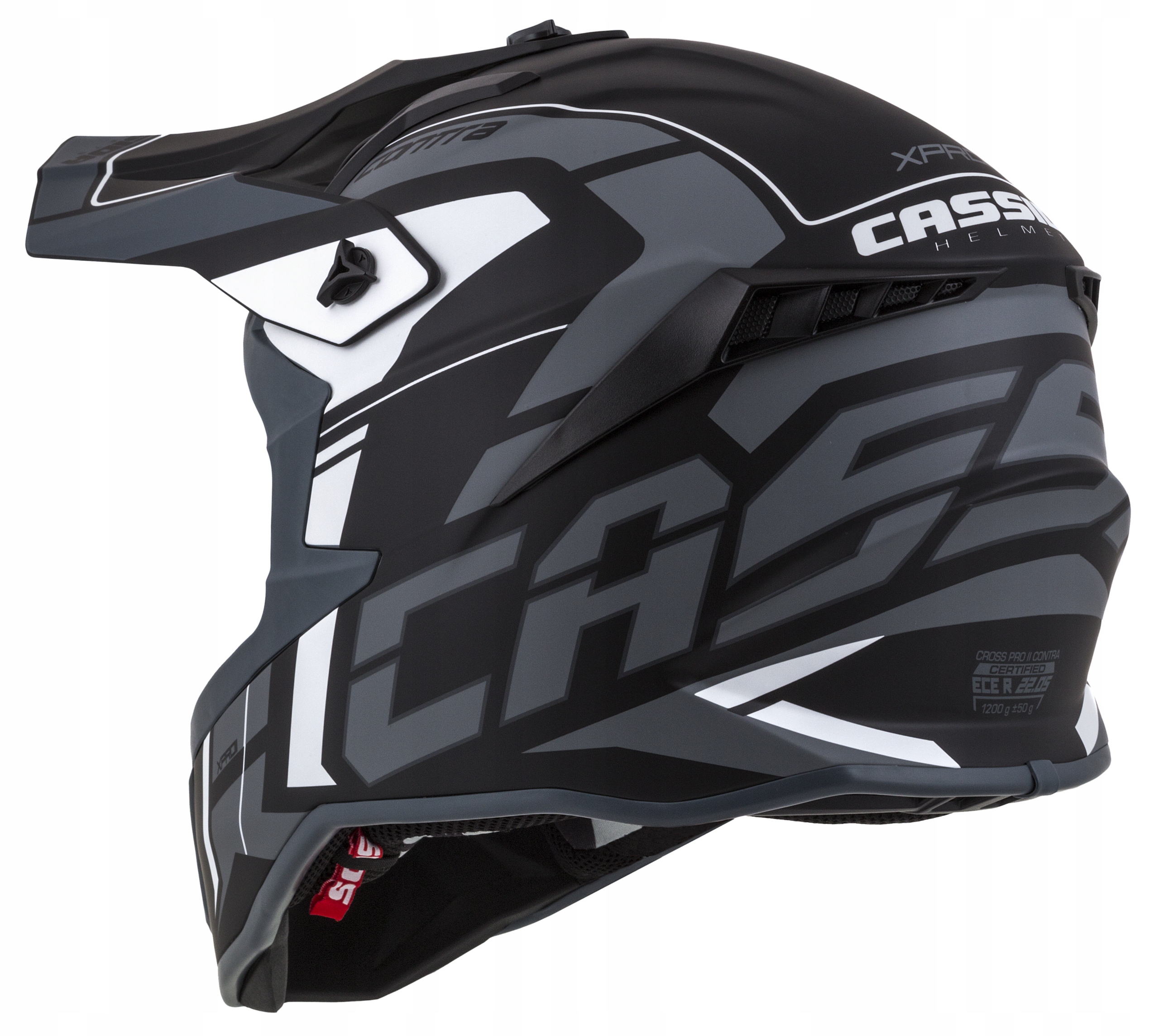 WŁÓKNO FIBERGLAS CASSIDA KASK CROSS FILTR WĘGLOWY Typ Cross / Enduro