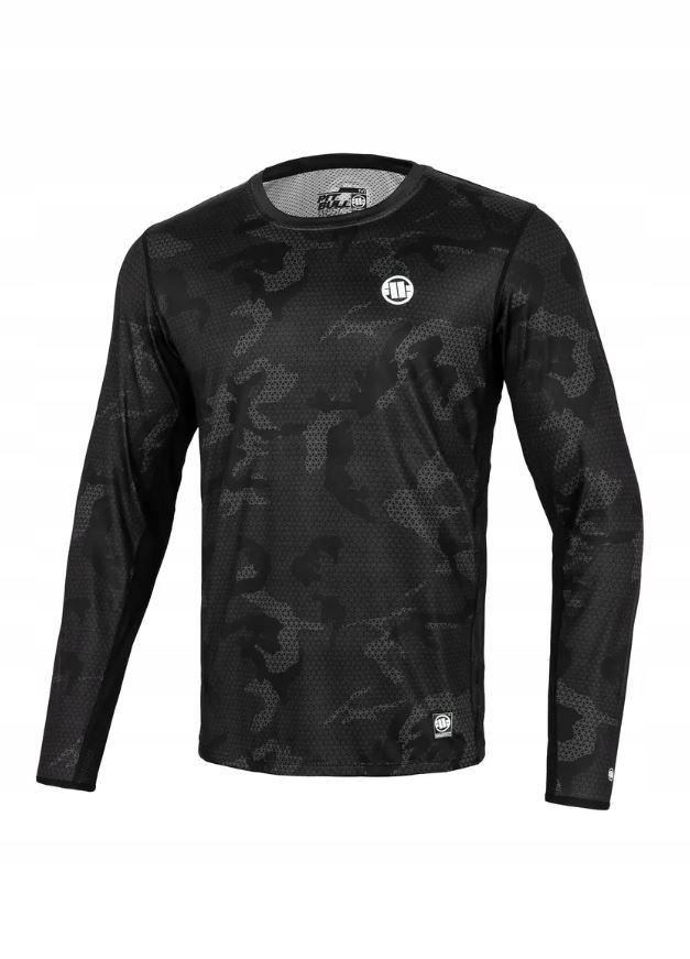 Pit Bull Pitbull Koszulka Męska Techniczna Longsleeve Net Camo II M