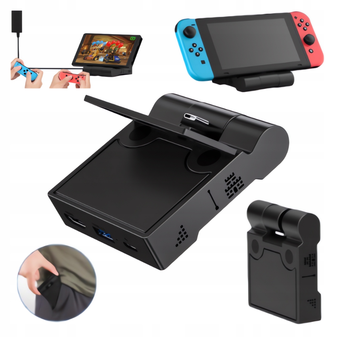 Stacja Dokująca Do Nintendo Switch/Switch OLED Składana Przenośna USB-C