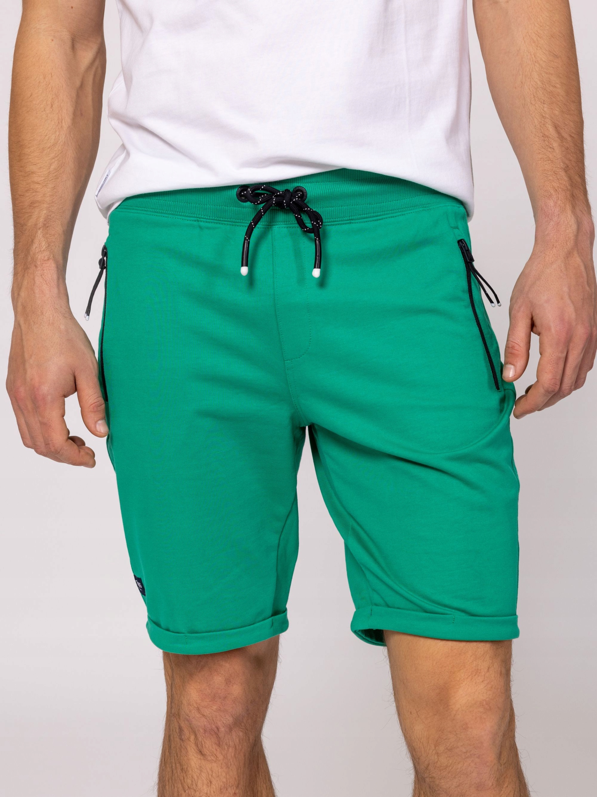 Heavy Tools Pánské Krátké Kraťasy Teplákové Šortky ZORDONS25 Zelené Vel. L