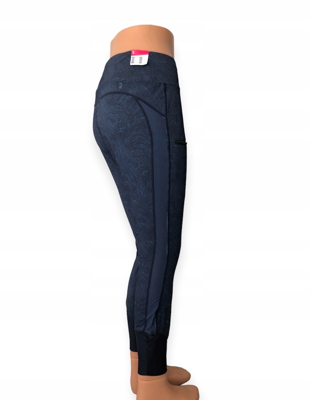 DAMSKIE SPORTOWE DŁUGIE LEGGINSY DECATHLON L Rozmiar L