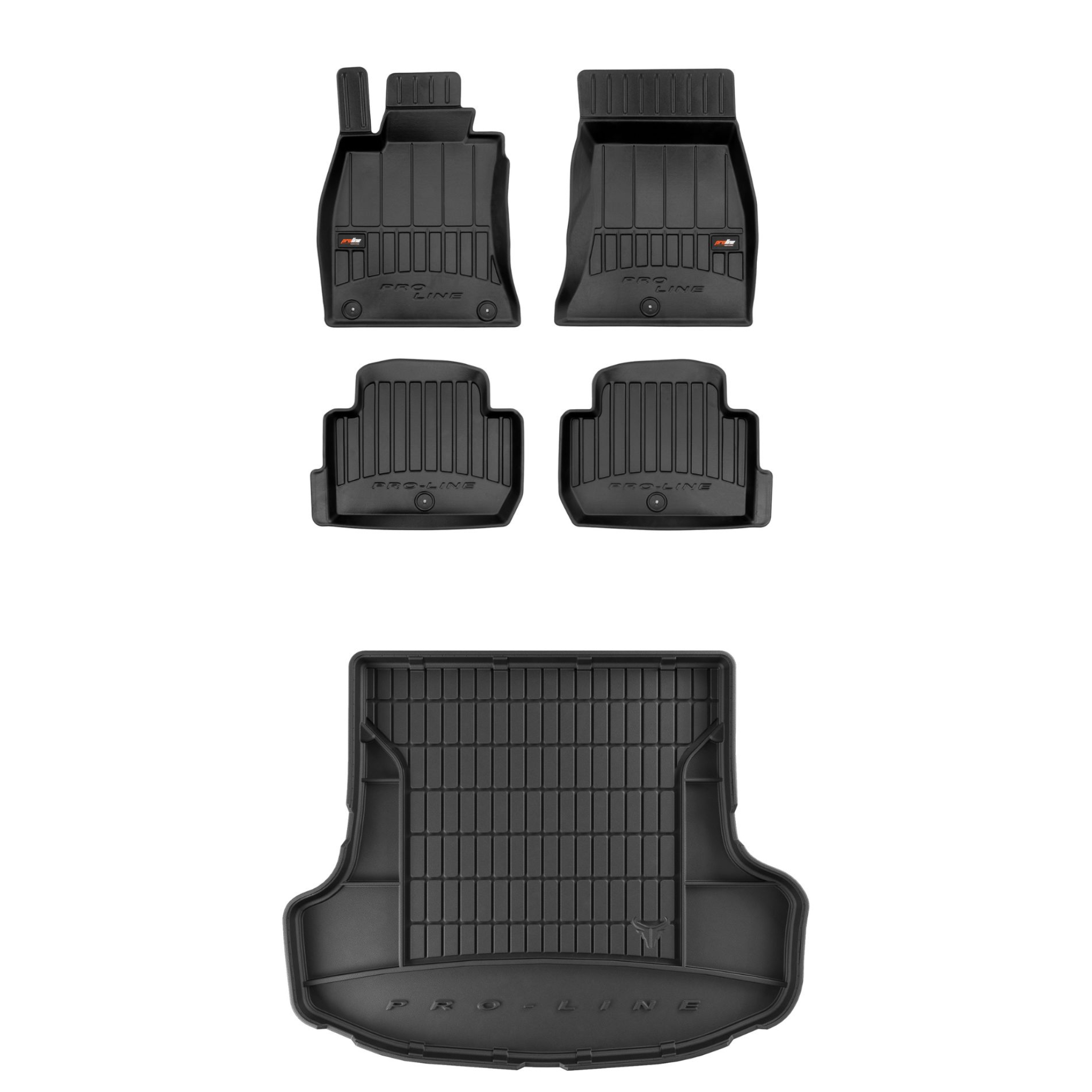 Sada gumových kobercov a rohoží pre Kia Stinger 2017-2023