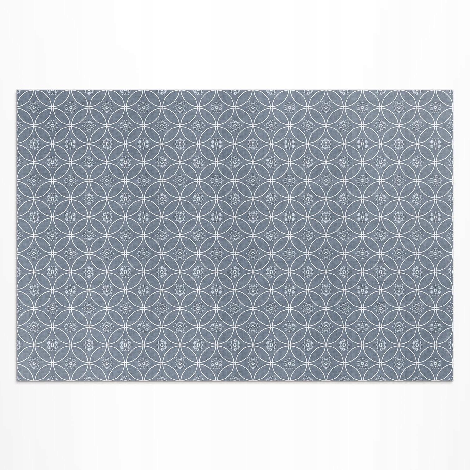 Pvc koberec Patio Rozmer: 225 x 150 cm Vzor ostňa, pravidelné kruhy a kvety