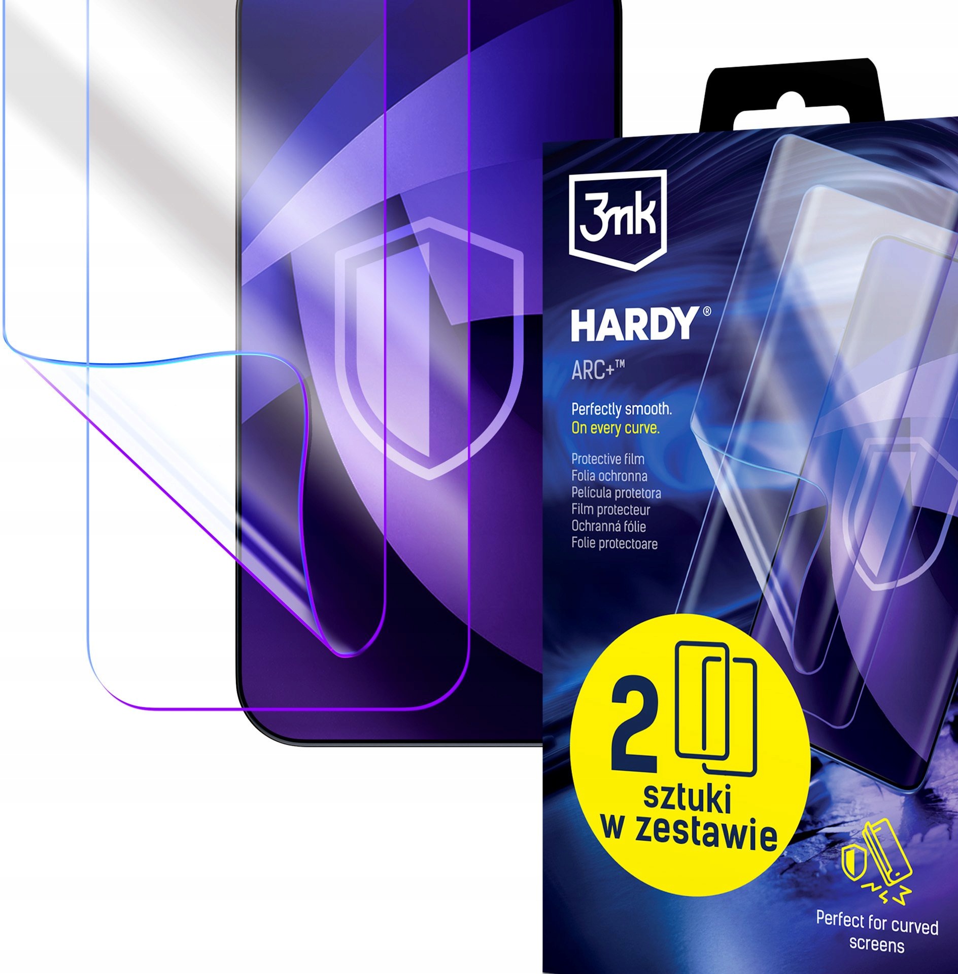 3MK Motorola Edge 70 Pro 3mk Hardy Arc+ (2 szt.)