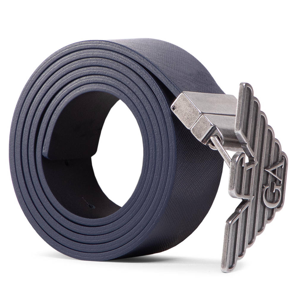 

Pasek Emporio Armani Gift Box skórzany dwie klamry