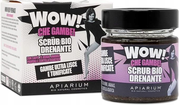 Bio drenážní peeling Apiarium Wow That Legs 270 g