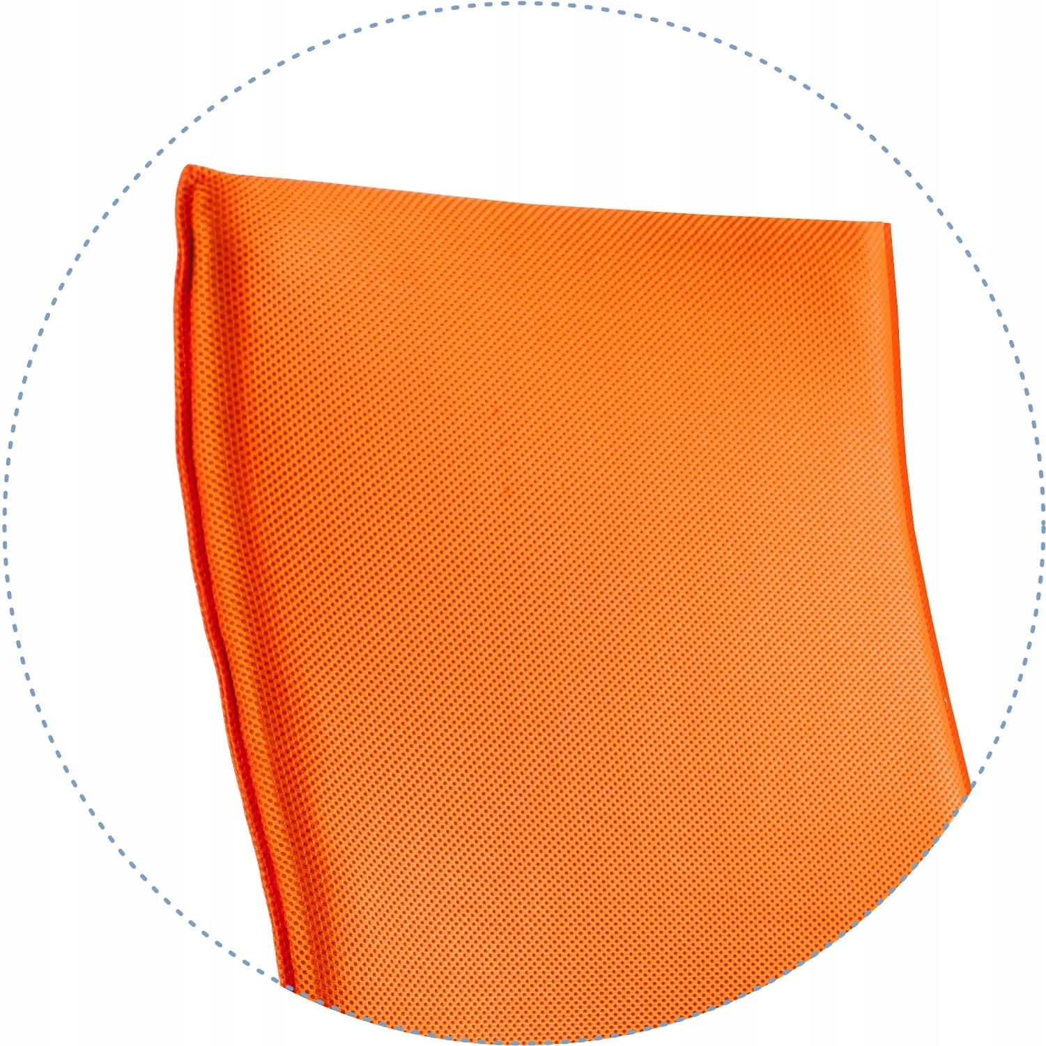 Krzesło Ergonomiczne BLACK ON BLACK PLUS Orange Szerokość mebla 66 cm