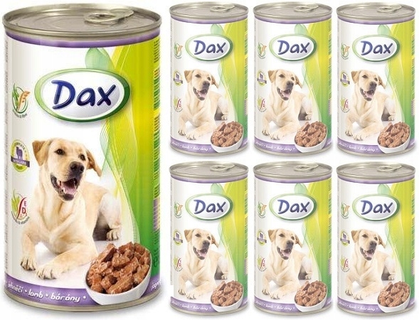 

Dax Mokra karma dla psa z jagnięciną 12x 1240g