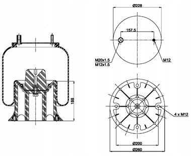 MIECH FRUEHAUF KOMPLETNY PODSTAWA Z TWORZYWA Producent części Inny