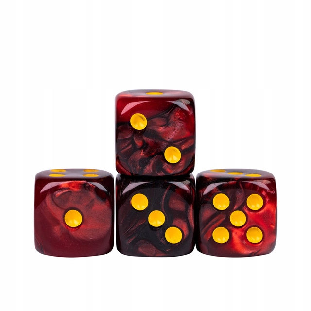 KOSTKA 1,6 CM RPG KLĄTWA RUBINÓW KOŚĆ SZEŚCIOŚCIENNA K6 Producent RGFK