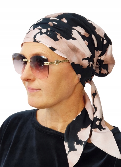 Dámska šatka Lara 289 z viskózy vzdušný turban aj po chemoterapii