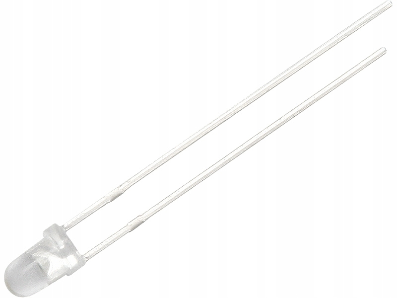 DIODA LED POMARAŃCZOWA 3mm 1-SZTUKI 12V