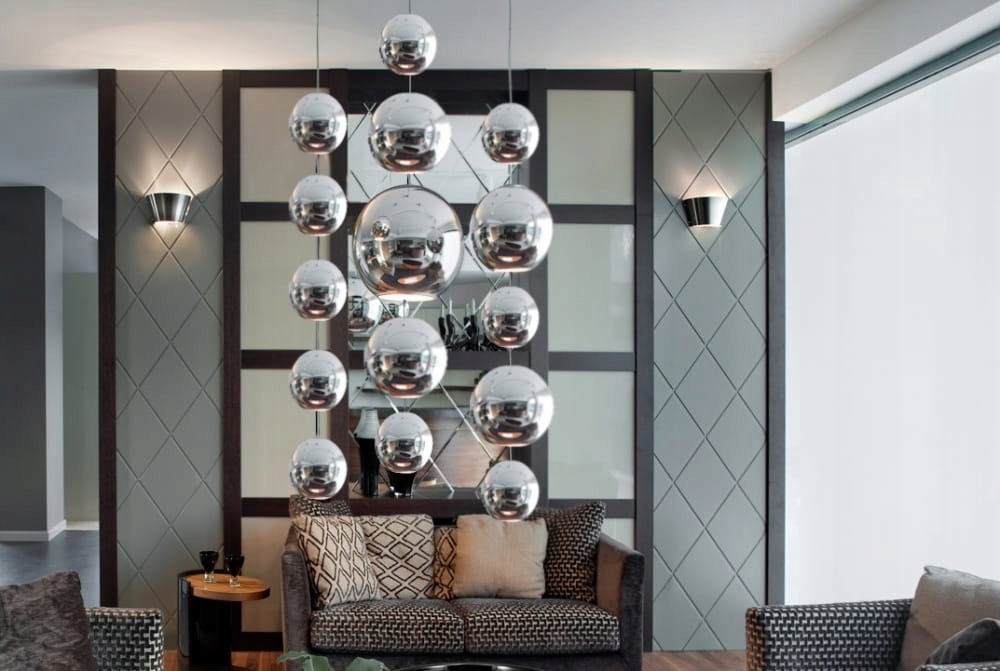 KULE STALOWE WISZĄCE GIRLANDA DEKORACJA OKNA Marka inna