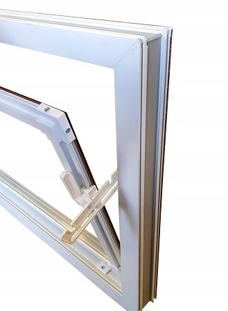 OKNO 500 x 1000 PIWNICZNE INWENTARSKIE BIAŁE Kod producenta 01