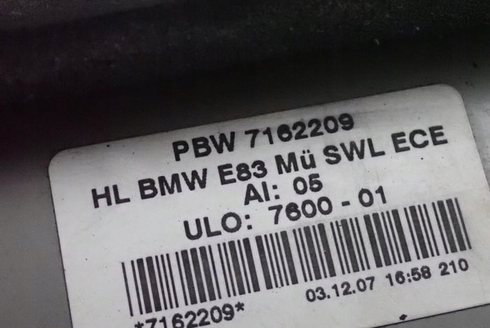BMW X1 E84 LED LIFT 06-09 light left rear rear part