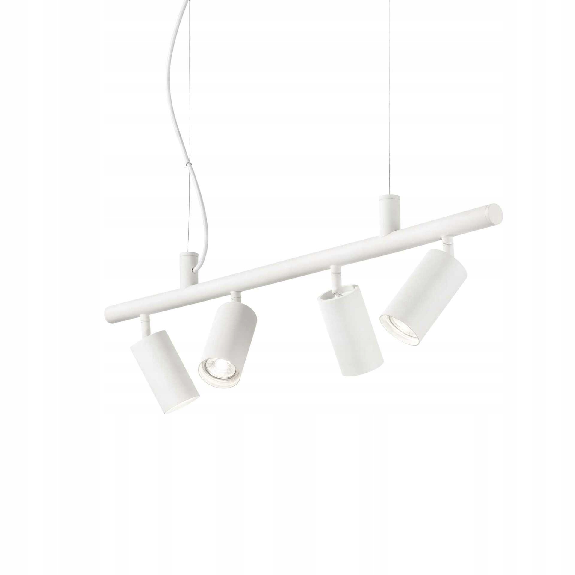 Závesné bodové svietidlo Ideal Lux Dynamite SP4 Bianco 231372 GU10 4x28W IP2