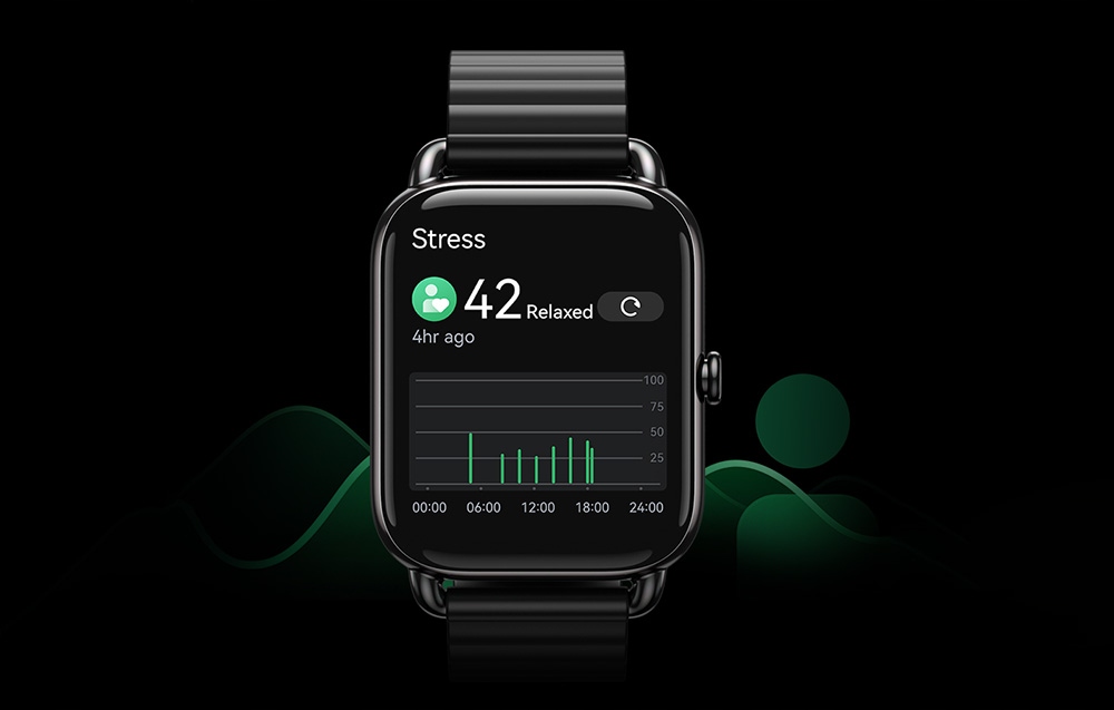 Smartwatch HAYLOU RS4 Plus czarny AMOLED 1,78" SpO2 IP68 - OUTLET Obsługa ładowania bezprzewodowego nie