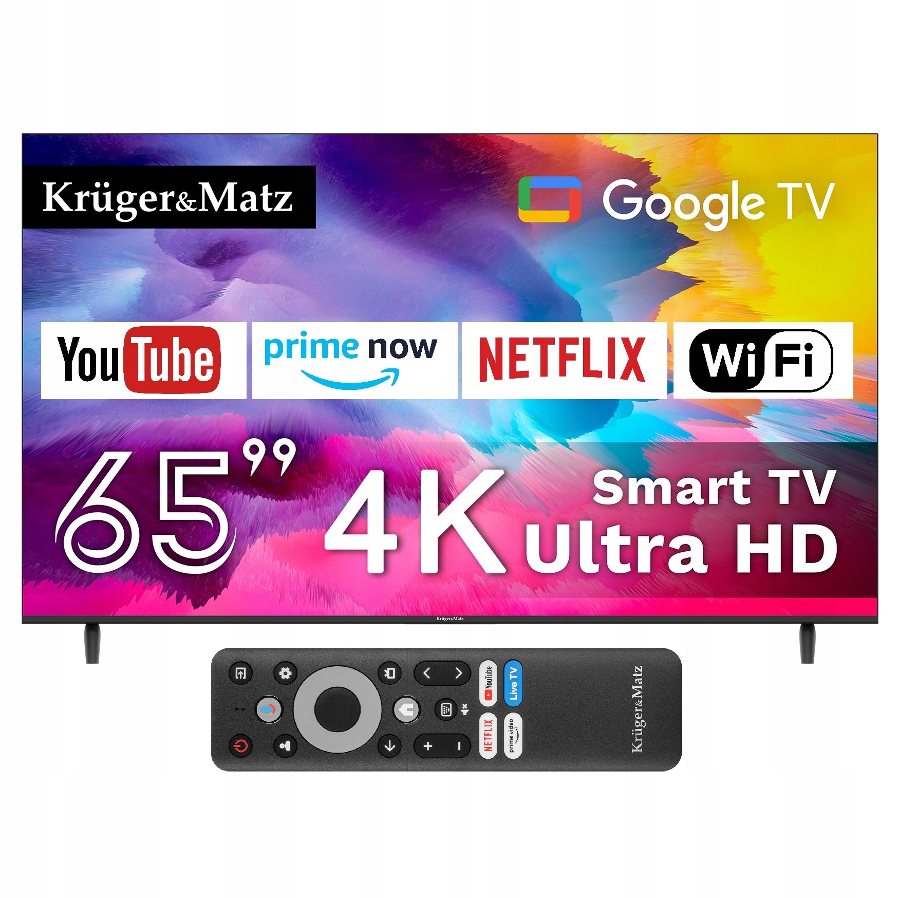 Telewizor LED Kruger&Matz KM0265UHD-G-G 65