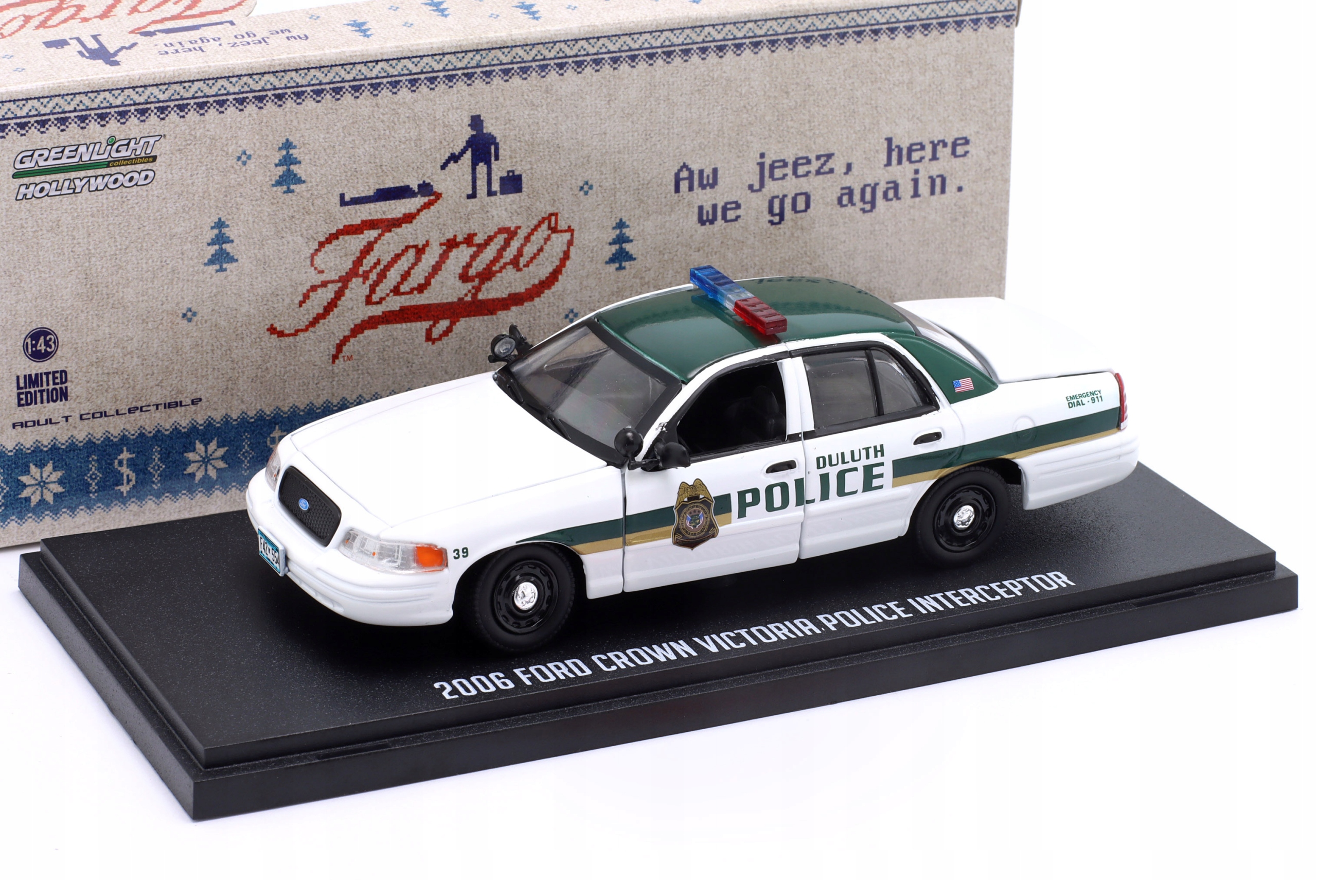 Greenlight 2009 Ford Crown Victoria Police Interceptor Atlanta 1:43