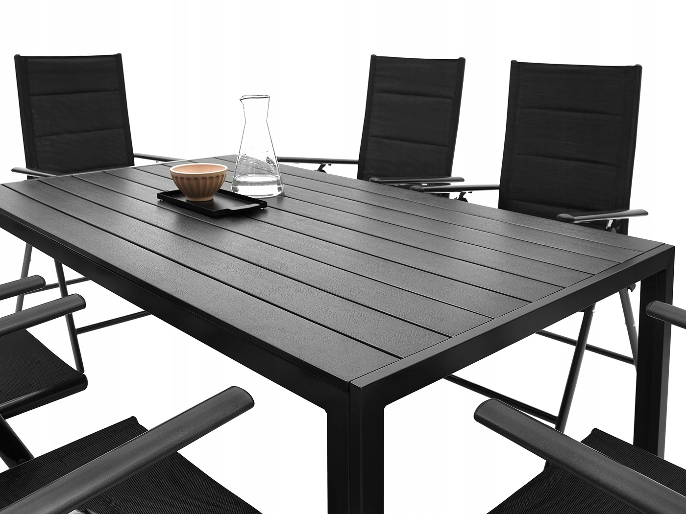 MEBLE OGRODOWE ZESTAW STÓŁ 6+1 NA TARAS BALKON Producent MAT-COMPANY