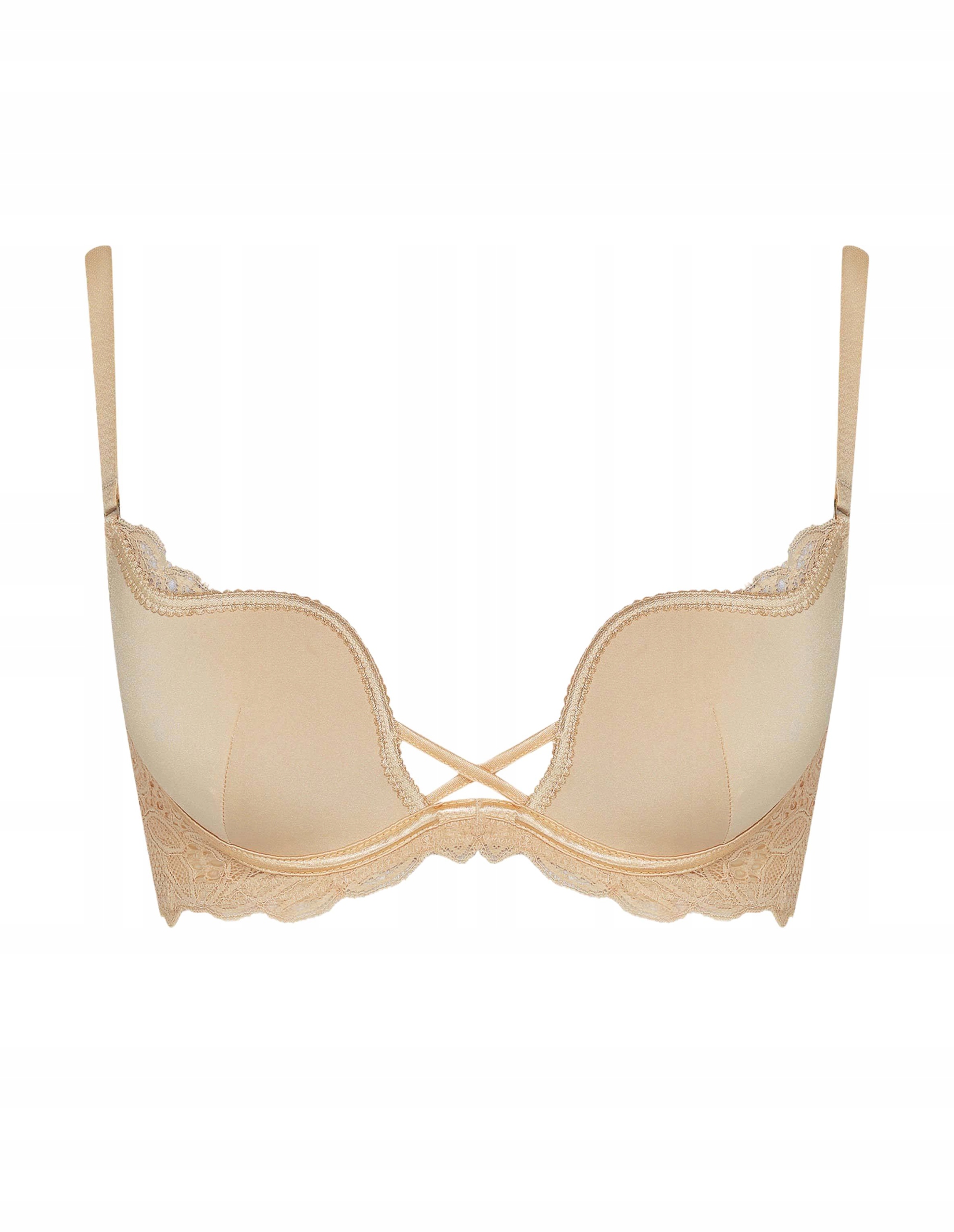 Biustonosz Push Up Delis Stanik do Głębokiego Dekoltu Plunge Henderson 80D