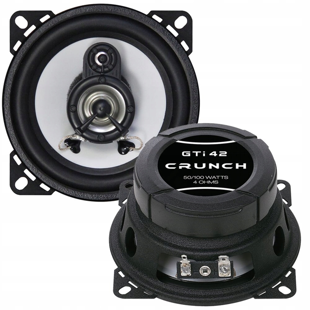 

Crunch GTI42 głośniki 100 mm 4 Ohm moc 50W Rms