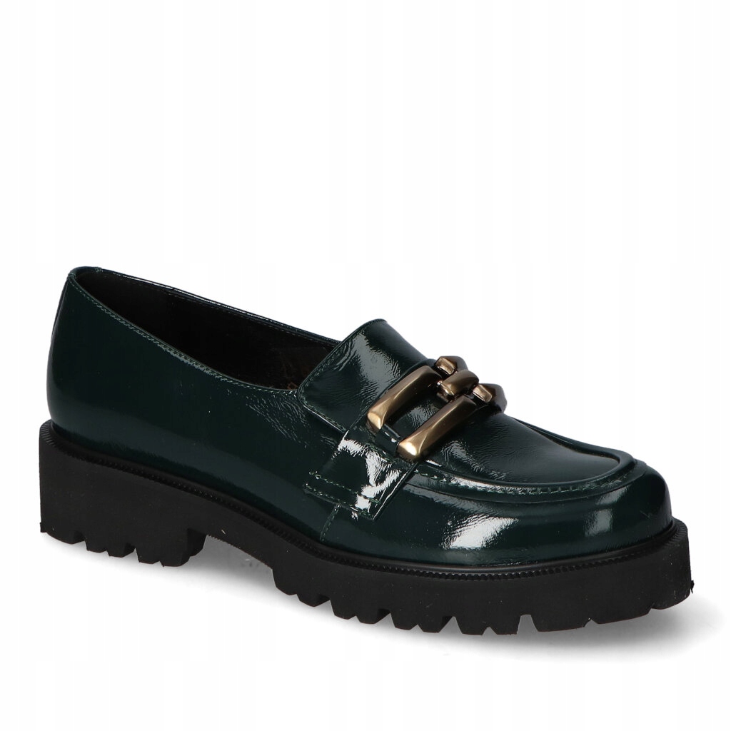 Dámské mokasíny Polobotky Fabio Fabrizi Zelené Lakované 40