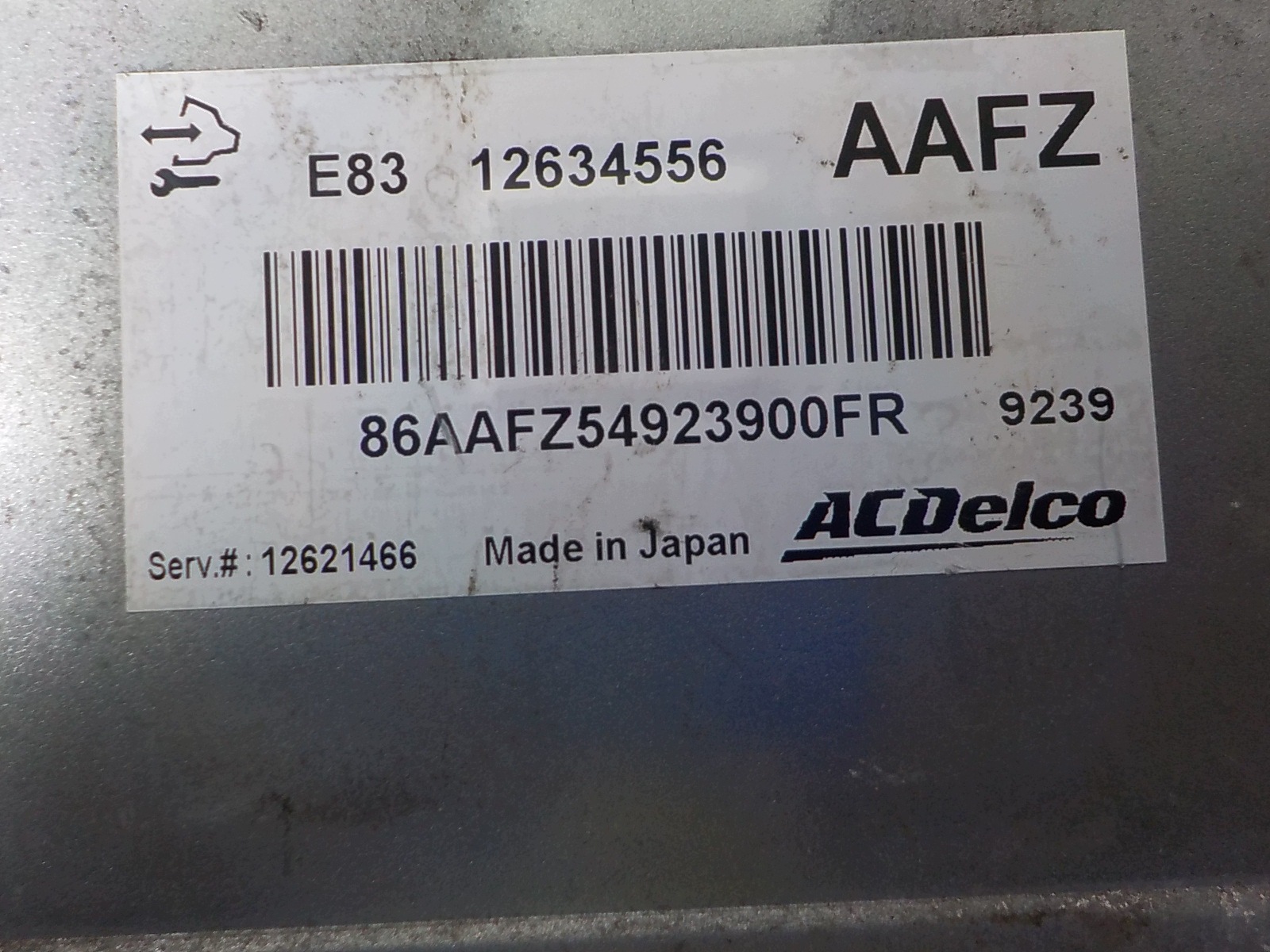 OPEL computer Centralina 12634556 AAFZ