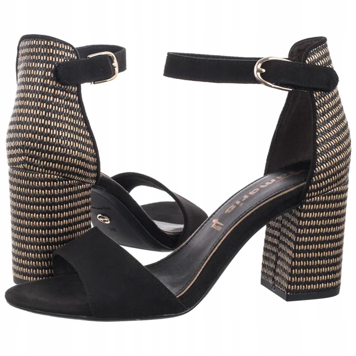 Dámské sandály Tamaris černé 1-28356-42 Black Comb černé