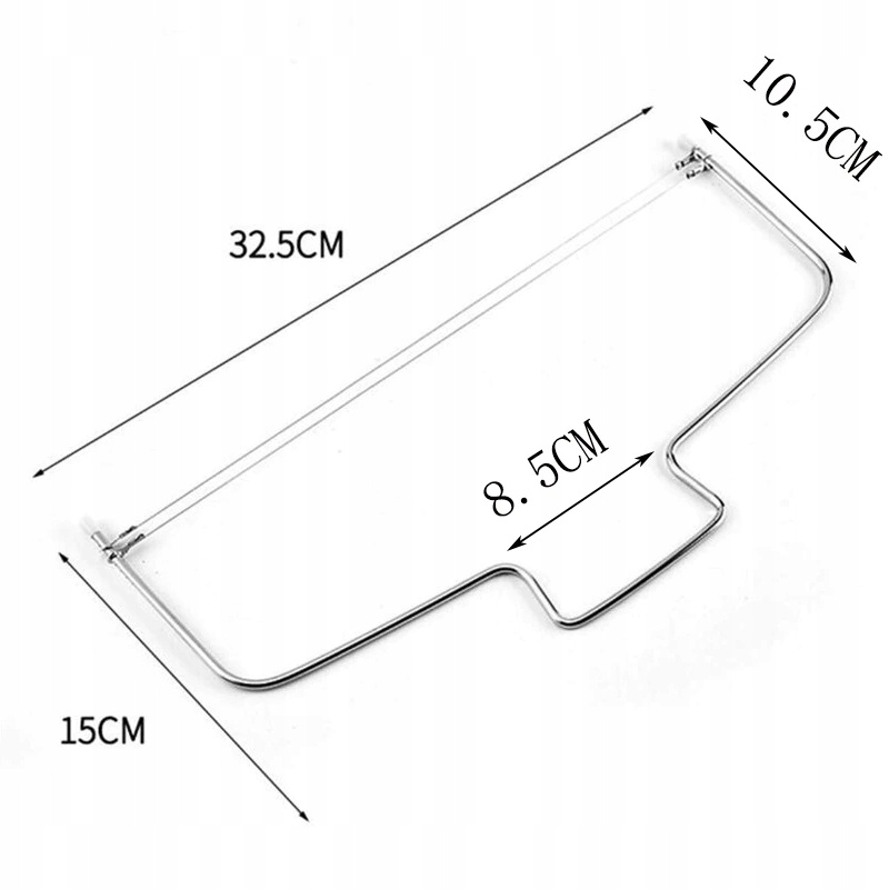 NÓŻ STRUNOWY DO CIĘCIA CIASTA TORTU BISZKOPTU DRUT Marka Mtsidea