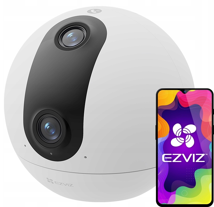 Otočná WiFi kamera Dual Lens Ezviz C60P 6Mpx (3MP 3MP) Detekcia